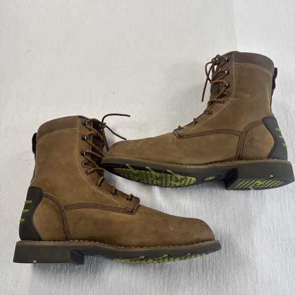 Dan Post John Deere JD8922 Waterproof Work Boots Men 13W Brown Leather main image 7